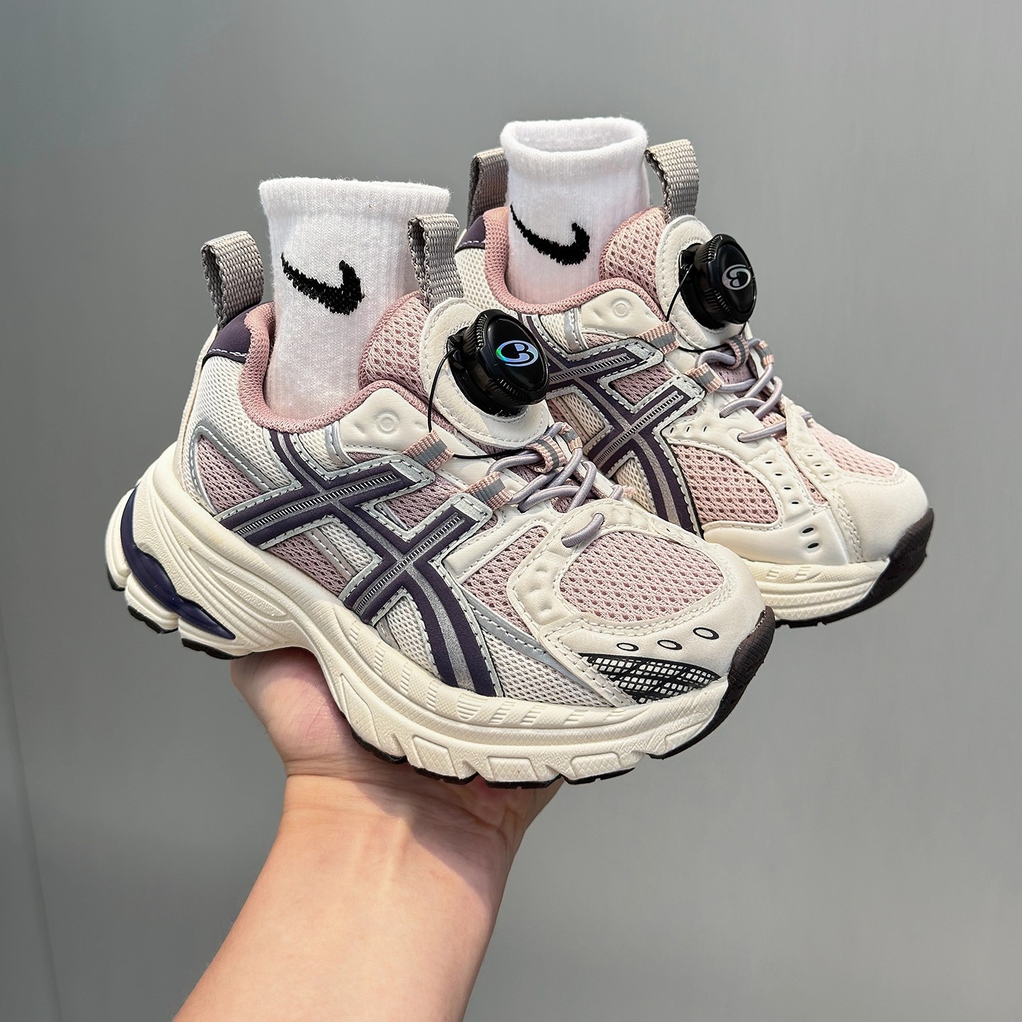 2025 New Autum Kidsren's Swivel Buckle Sports Shoes, Boys' Dad Shoes, Girls' Casual Shoes, Medium and Large Kidsren's Running Shoes