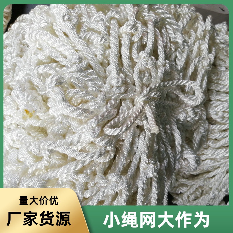 广州佛山三龙湾阻燃建筑工地防护网 高空作业尼龙防坠网 白色平网