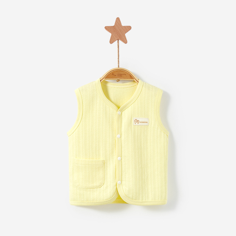 Chaleco de bebé Primavera, Otoño e Invierno para niños y niñas recién nacido algodón ropa exterior chaleco otoño niños chaleco abrigo chaleco bebé image 11