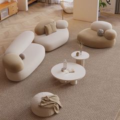 Ins風客間家庭用ソファ小戸型玉石異形布芸デザイナーのアーチ型ソファの組み合わせ