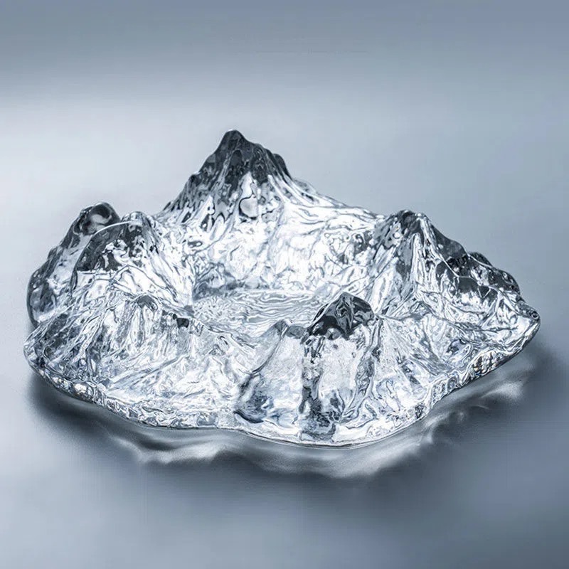 Cenicero de personalidad creativa oficina bar hotel glaciar cenicero de estilo japonés Fuji montaña oficina hogar
