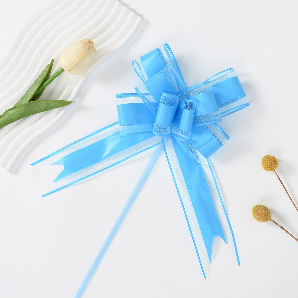 Transfronterizo Amazon 50 colorante de nieve de color de flores de regalo de Navidad embalaje decoración de arco de dibujo de flores