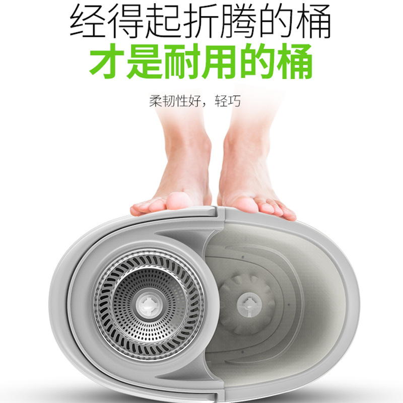 Fábrica al por mayor fregona giratoria hogar mano libre fregona mango de acero inoxidable