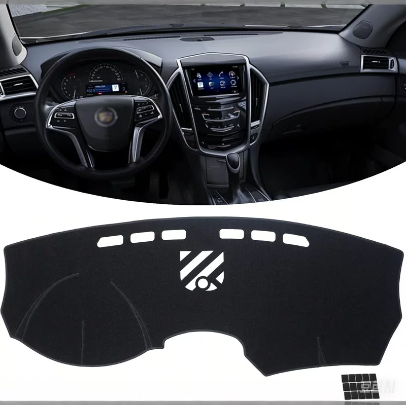 Накладка на приборную панель, коврик для панели, фланель, для Cadillac SRX 2010-2016