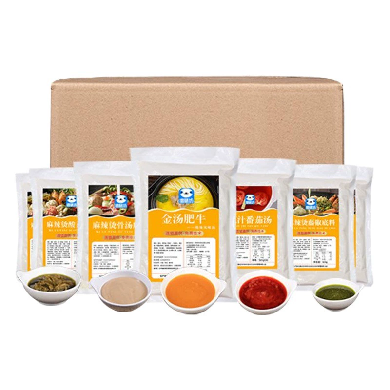 Специальные коммерческие ингредиенты основы для острого горячего горшка Ян Гуофу, ингредиенты для острого супа, острая приправа, рецепт основы для острого супа.