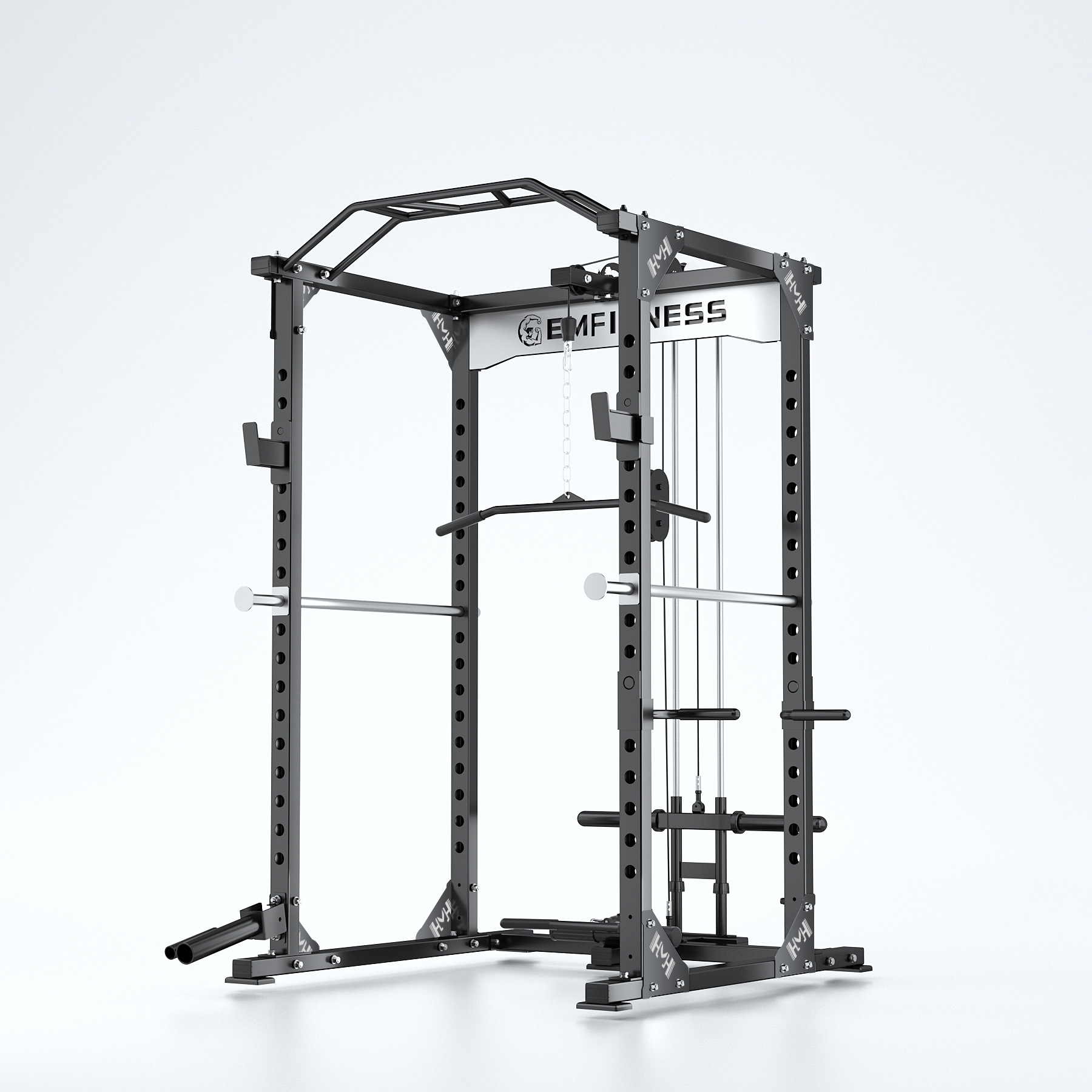 TEZEWA equipo comercial tipo marco sentadilla push-up marco pórtico especial gimnasio pequeño dispositivo de entrenamiento integral de pájaros