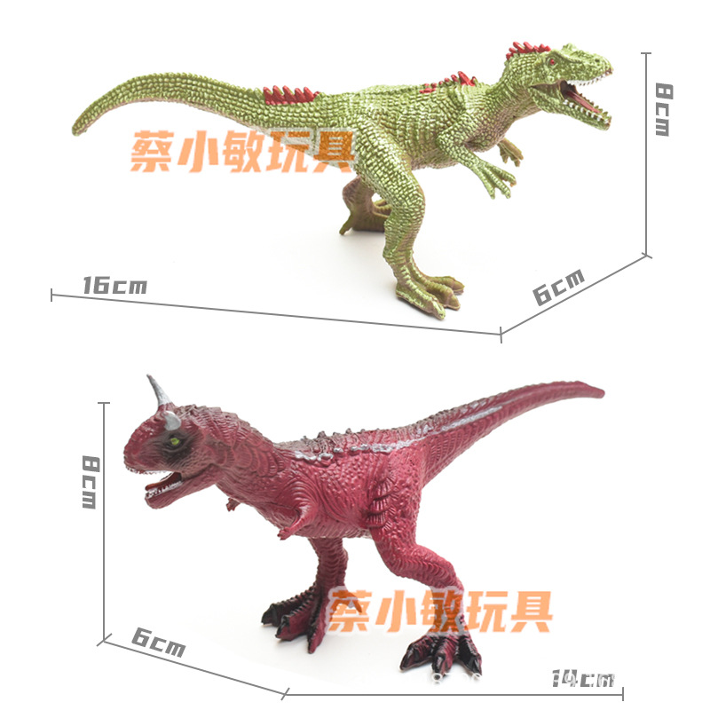 Puesto de juguete directo de fábrica de dinosaurio modelo de juguete de plástico simulación dinosaurio animal juguete niño juguete al por mayor