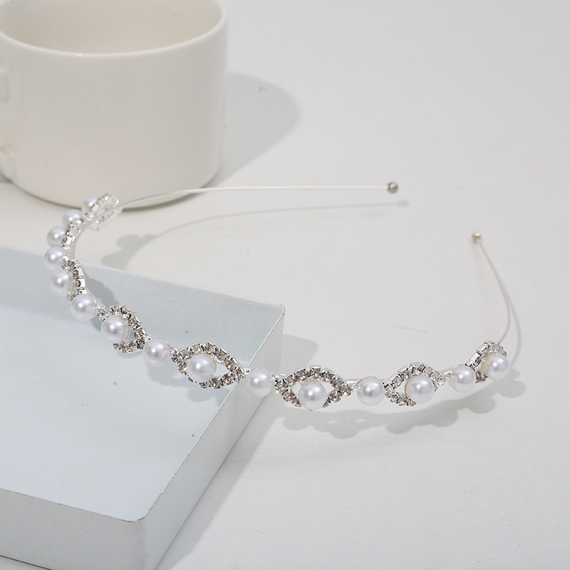 Nuevo estilo coreano rhinestone en relieve diadema tienda diadema diamante incrustado accesorios para el cabello Fuente de la fábrica al por mayor