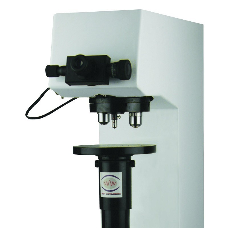 HV-5数显维氏硬度计，可以连接电脑测量微小薄形表面渗镀层等材料