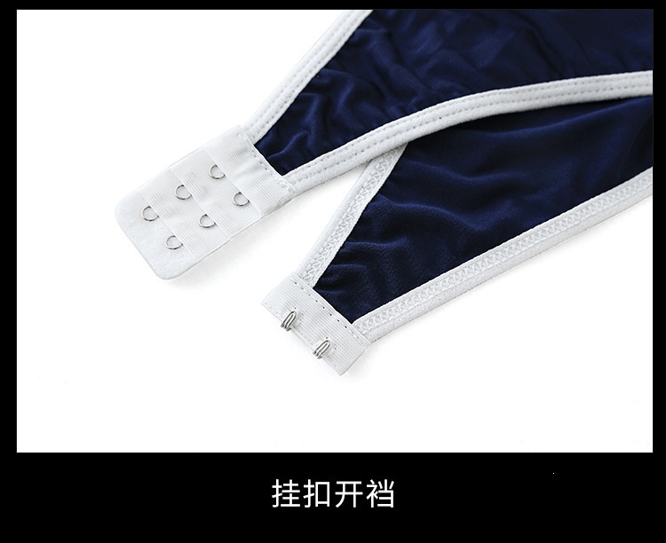Feimu & Miji Sexy Lingerie Set with Sheer Panels and Open-Chest Design, No-Wash Uniform Style 6802 — detail image 19