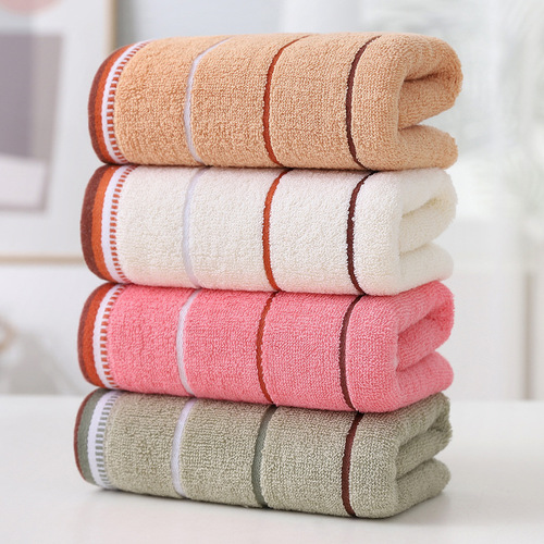 Cotton Towel Gift Face Towel with Embroidery Welfare Household Thick Absorbent Towel