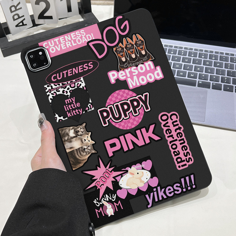 Ins-Style American Sweetheart Stickers Are Suitable for Apple iPad 11inch Protective Cases, Xiaomi Pad6 Soft Cases, and Samsung Tabs7