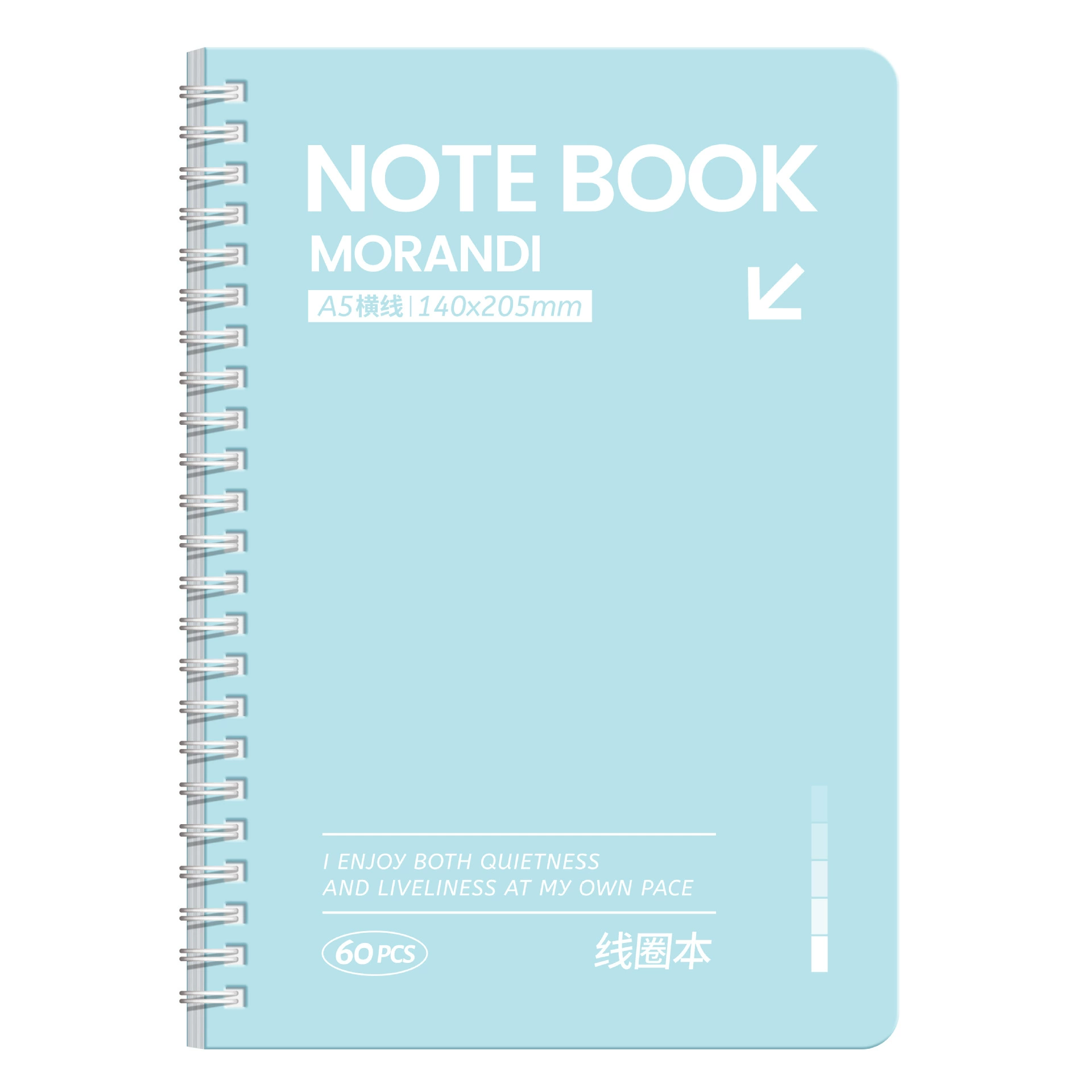 Spiral Notebook A5 & B5, Waterproof Cartoon Covers, Thick Pages for Elementary Students