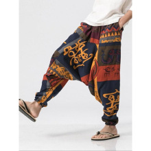 M 82505 Men's Printed Harem Pants ��ʿӡ�����׵�����羳