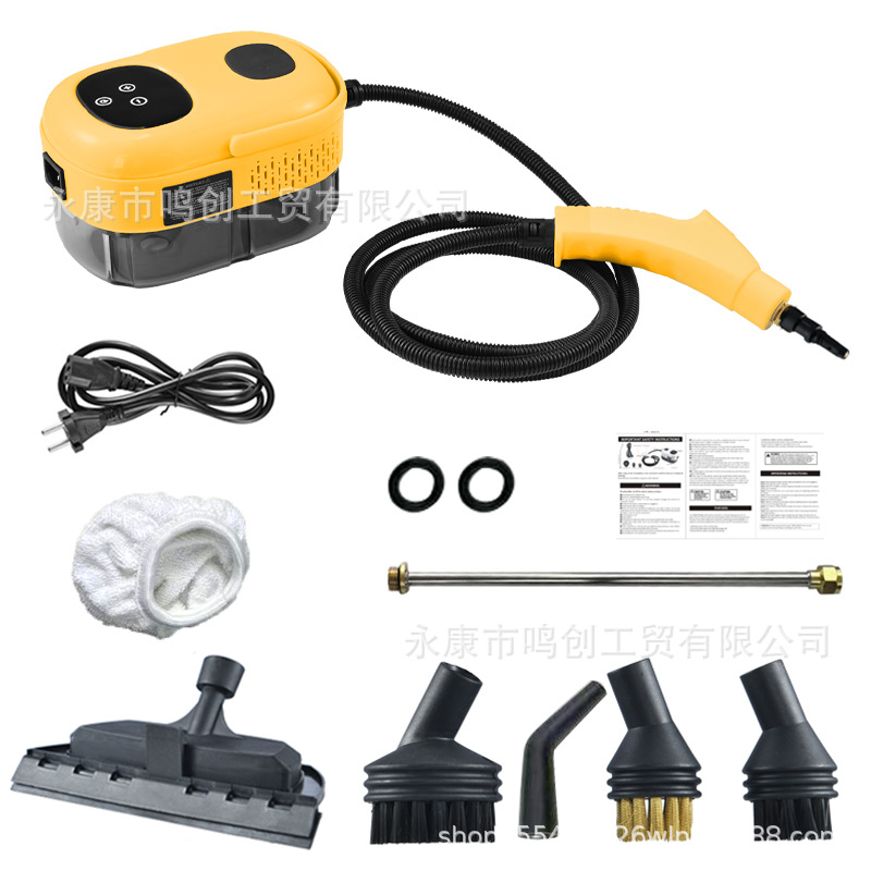 Limpiador a vapor de alta presión y alta temperatura, pequeño aire acondicionado doméstico, campana extractora de cocina, máquina de limpieza con calentamiento instantáneo, estándares europeos, americanos y británicos