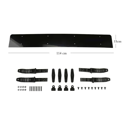 silent, universal type, noise – Spoiler - 114cm-no-drilling-required