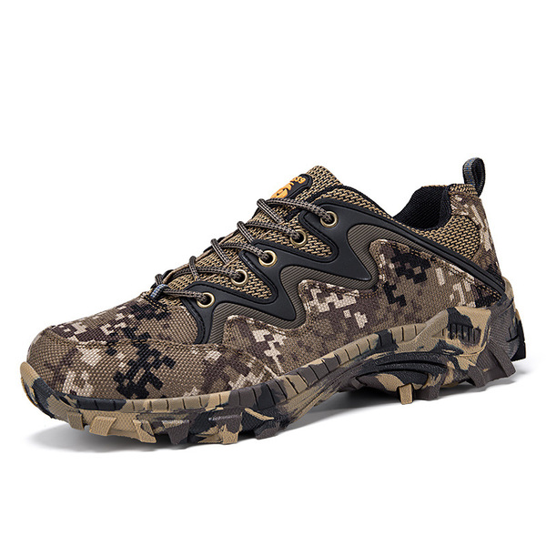 camouflage demi-season breathable climbing sneakers for men and…