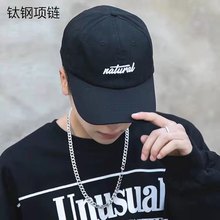 潮人男士钛钢嘻哈nk项链不锈钢颈链hiphop锁骨源头工厂百搭招财猫