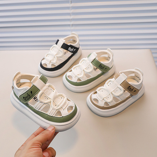 Summer new children's sandals Korean style boys' hollow sneakers 1-6 years old children's trendy casual shoes beach shoes