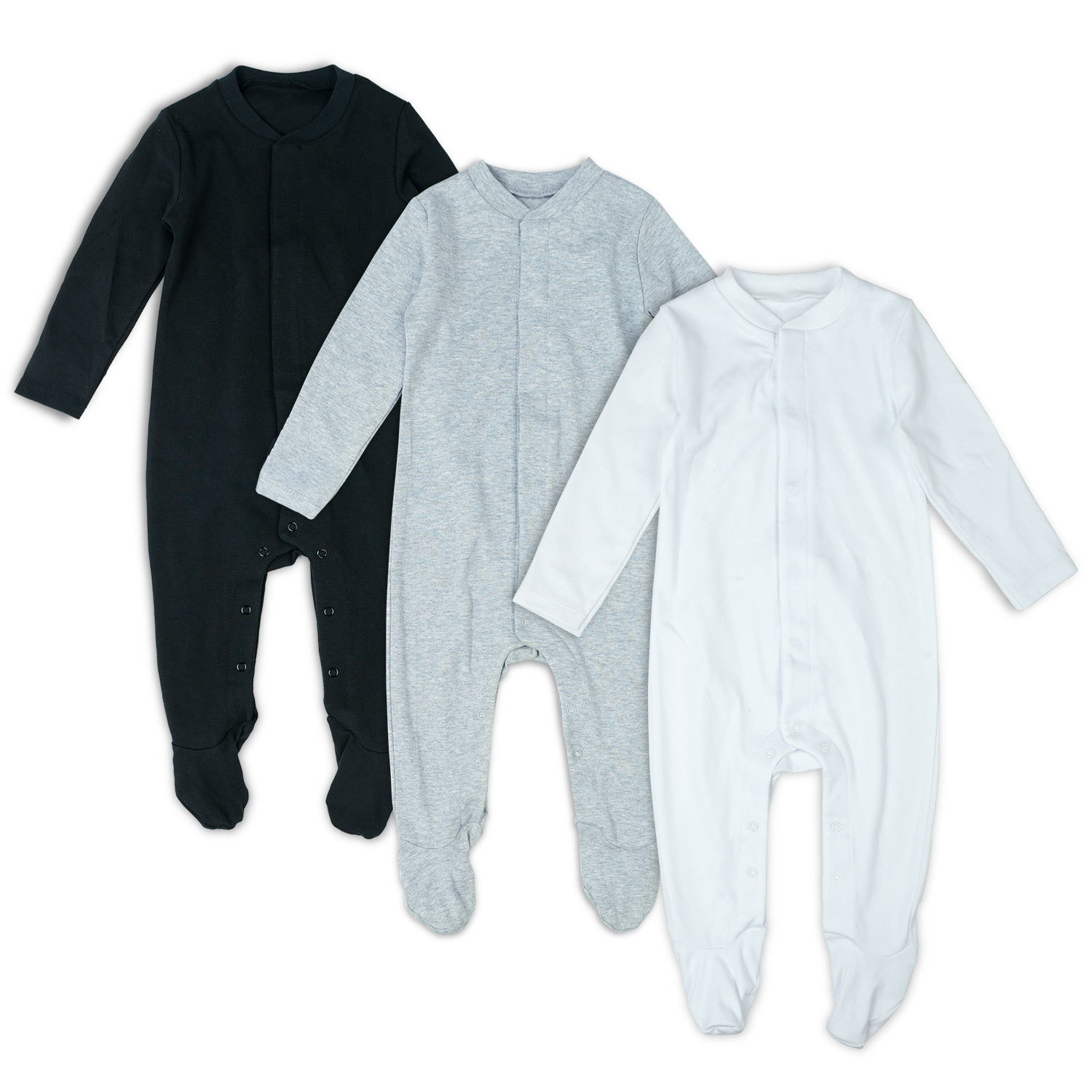 厂家批发婴儿连体衣长袖哈衣婴儿包屁连身爬服春夏睡衣婴幼儿童装