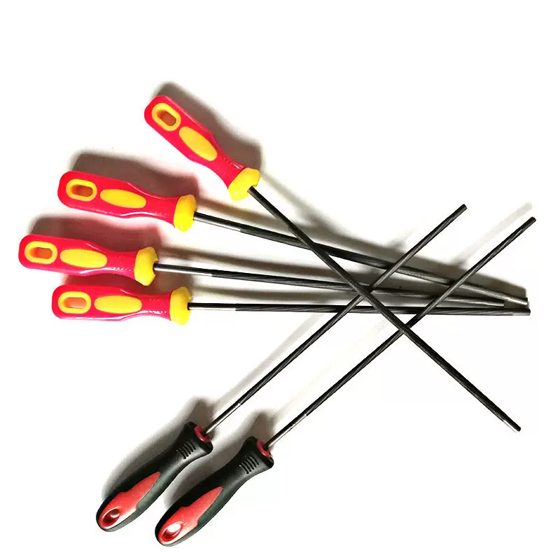 带柄油锯锉刀伐链锯锉刀4.0/4.8/5.5电链锯油锯配件伐锯锉刀