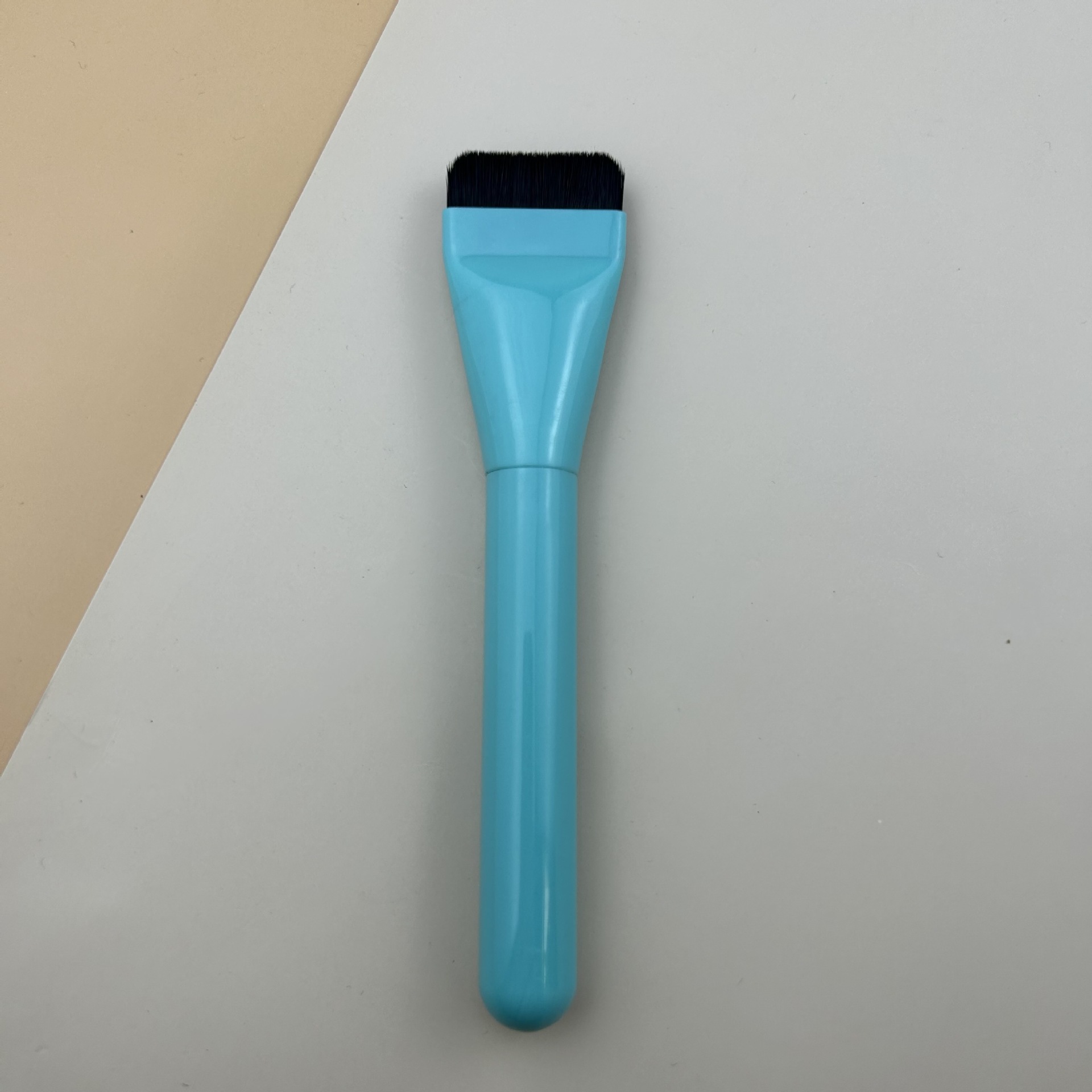 Cepillo de base en línea, sin marcas, sin polvo, cepillo corrector, cepillo de mascarilla, cepillo de base líquida de cabeza plana, cepillo de maquillaje al por mayor