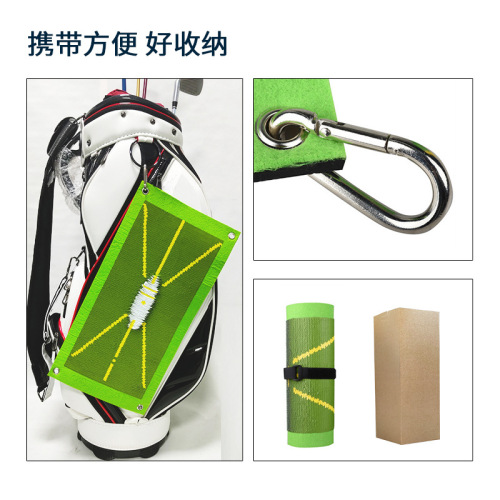 Cross-border new Golf Swing Trajectory Mat, Golf Swing Practice Mat, Ball Impact Direction Detection Mat