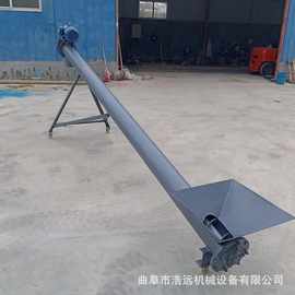 混凝土运输无缝钢管螺旋提升机家用小蛟龙上料机输送机图片