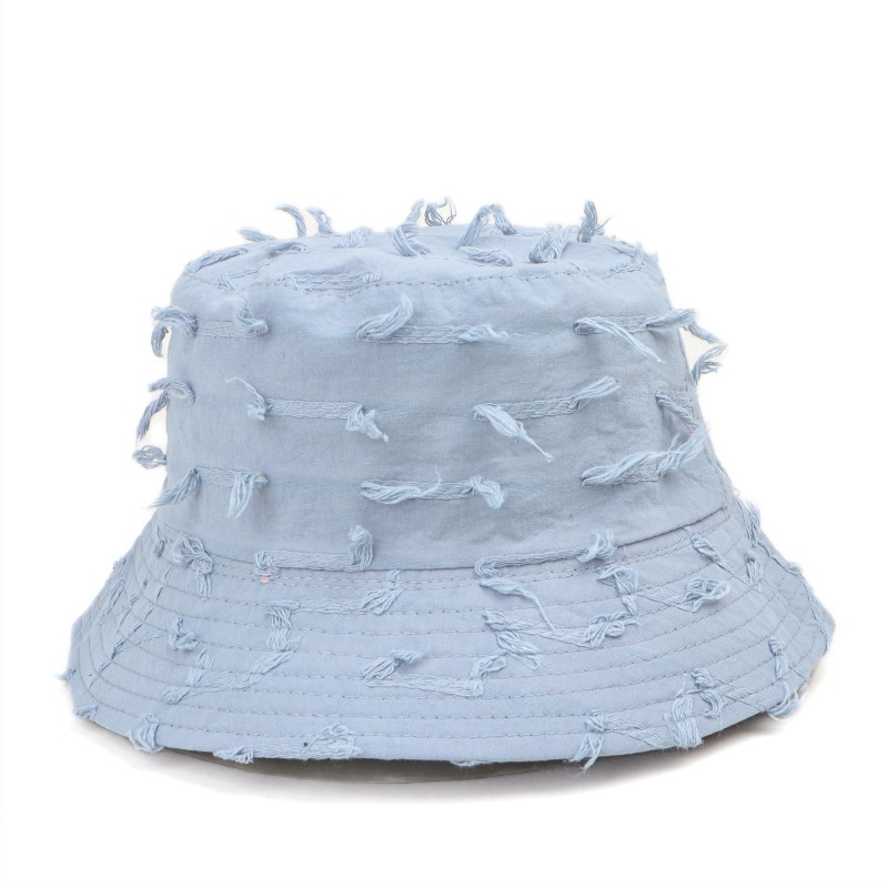 Sweet, Simple Style Style Wide Eaves Rim Unisex Sweet Simple Style Solid Color Tassel Wide Eaves Bucket Hat