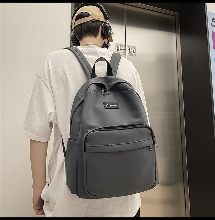 Schoolbag Korean Version Of The Large-capacity Travel Simple Backpack New Fashion Student Backpack display picture 7