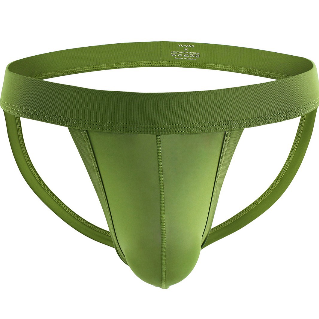 Yuyang manufacturer supplies men's briefs thong double thong wholesale export 9009