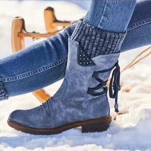 2019�ﶬ�¿�W��ë�����R��ѥŮ�ָ����ѩ��ѥ��۴�aһ�����l