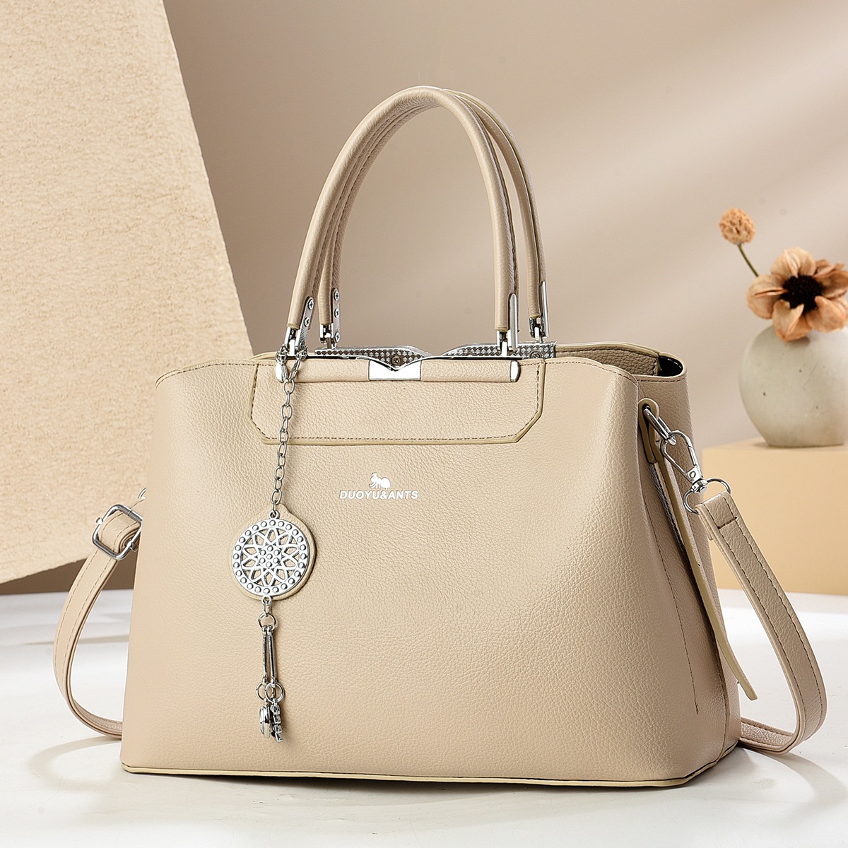 Bolsos de marca de alta gama para mujer 2025 nuevo bolso portátil para mujer, regalo para madre, práctico, viajero, todo fósforo, un solo hombro