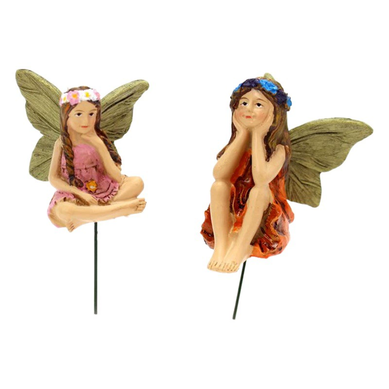 Набор для создания сказочного сада из смолы: новые кросс-бордерные цветочные феи, креативные горшечные украшения, микроландшафт, декоративные элементы