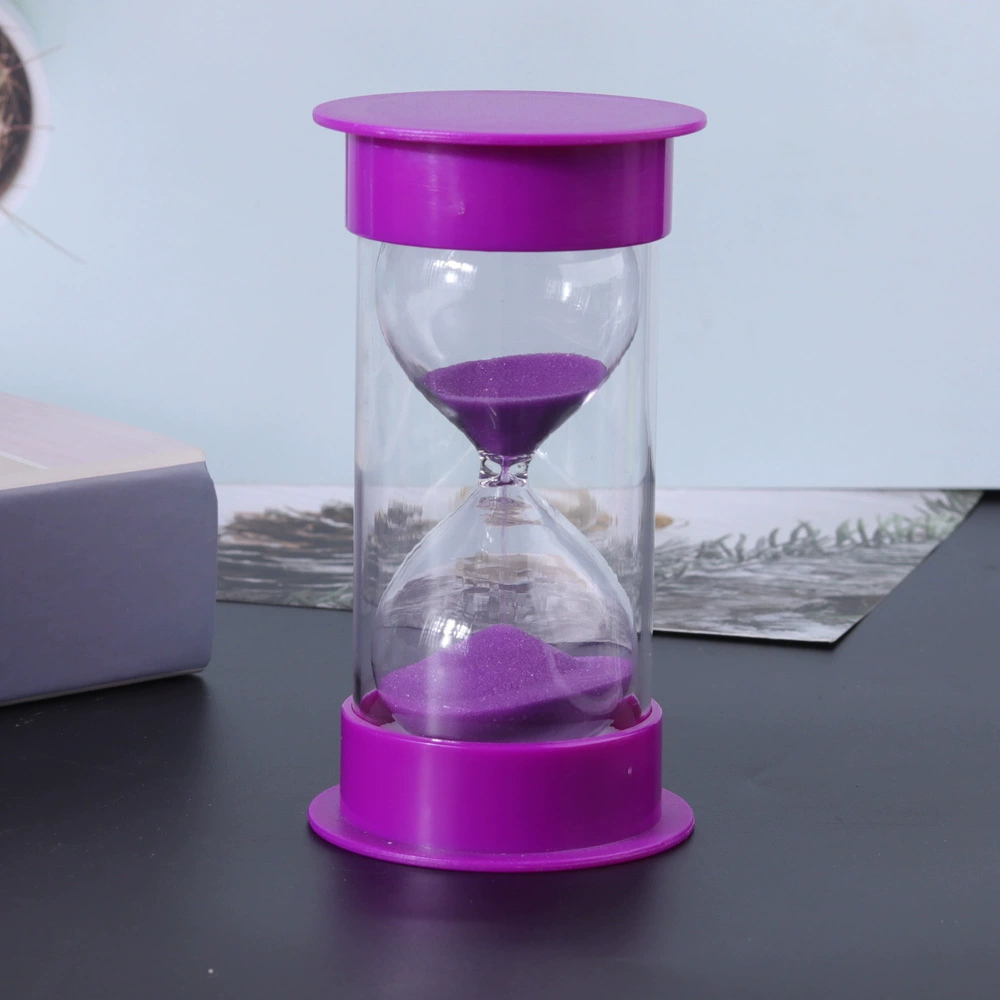 Wholesale creative macaron plastic drop-proof hourglass gift toothbrush small hourglass timer student desktop ornament