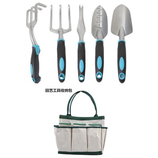 Amazon cross-border garden tools six-piece multi-function flower shovel gardening fork rake