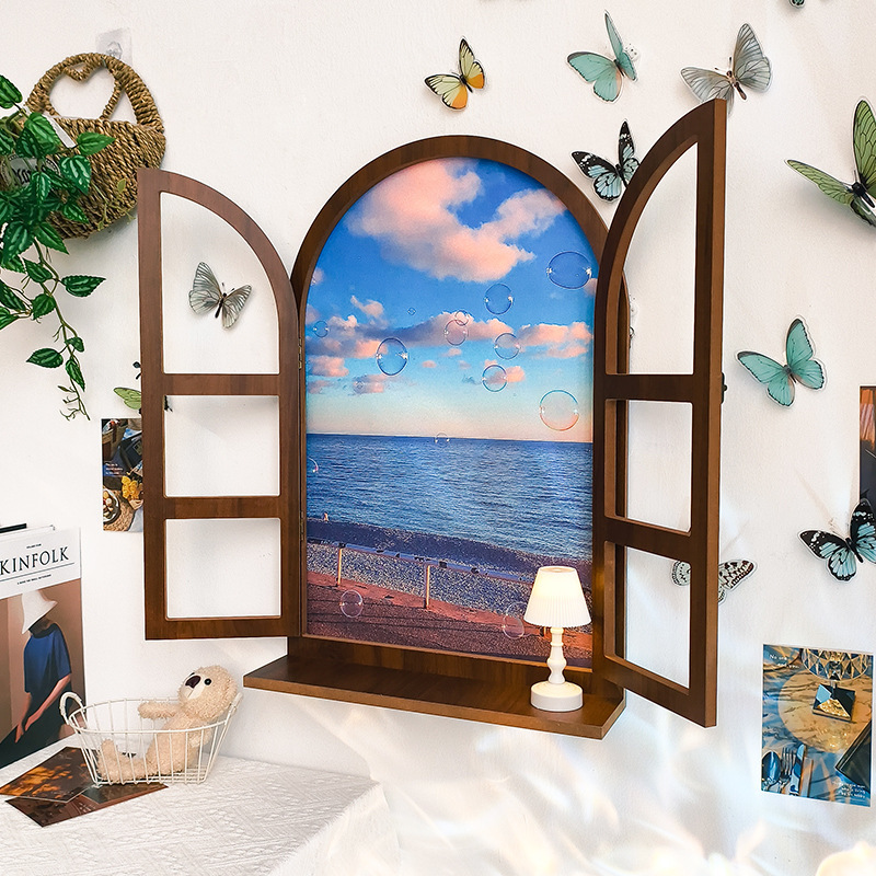 Landscape Decoration Hanging Window Photo Props Atmosphere Good Things Ornaments Ins Simple Modern Photography Background Wall