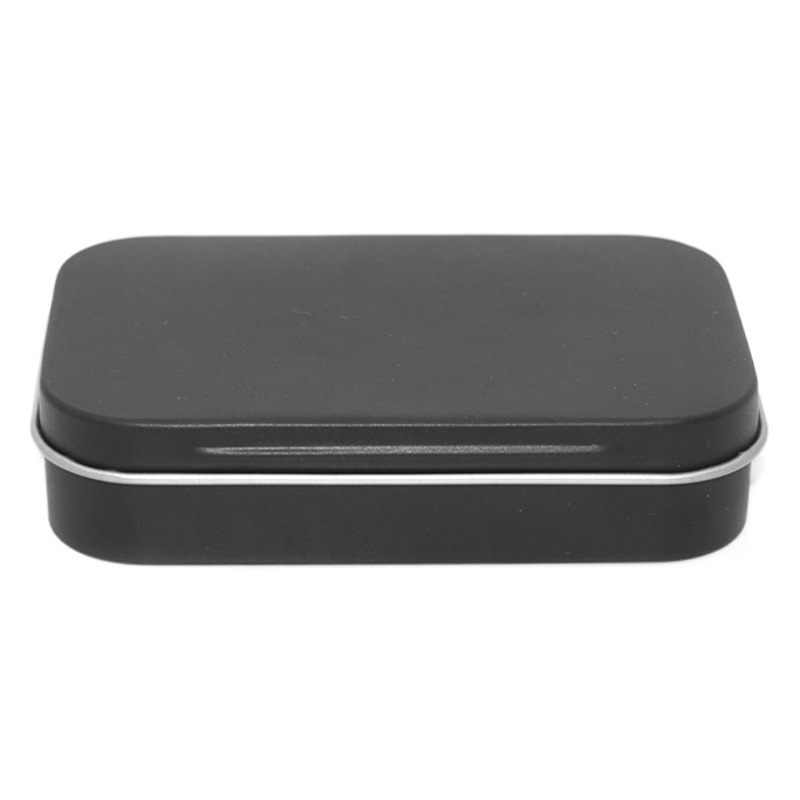 Cajas de hojalata con bisagras de una pieza al por mayor, latas de hojalata para herramientas de belleza y productos electrónicos, cajas cuadradas con bisagras, cajas para joyería.