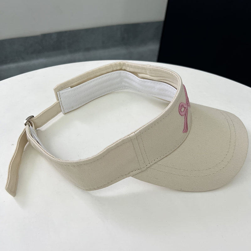 Corea del Sur Dongdaemun nuevo dulce padre-hijo bordado arco gorro vacío gorro de bebé de verano sombrero solar