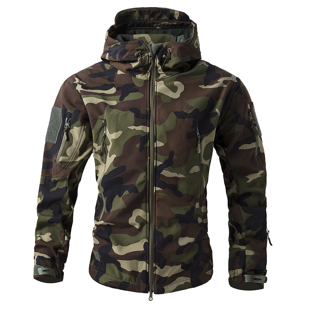 Men's 3-in-1 Breathable Windproof Camouflage Outdoor Jacket_voghion.com