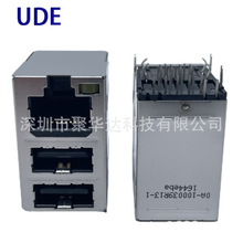UDE 0A-100039R13-1 ǧ��RJ45�W��+�p��USB����3.0����2.0��LED��