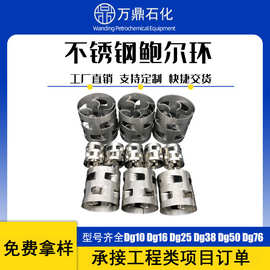 鲍尔环金属填料脱硫塔化工填料塔塔内件净化气液分离不锈钢鲍尔环