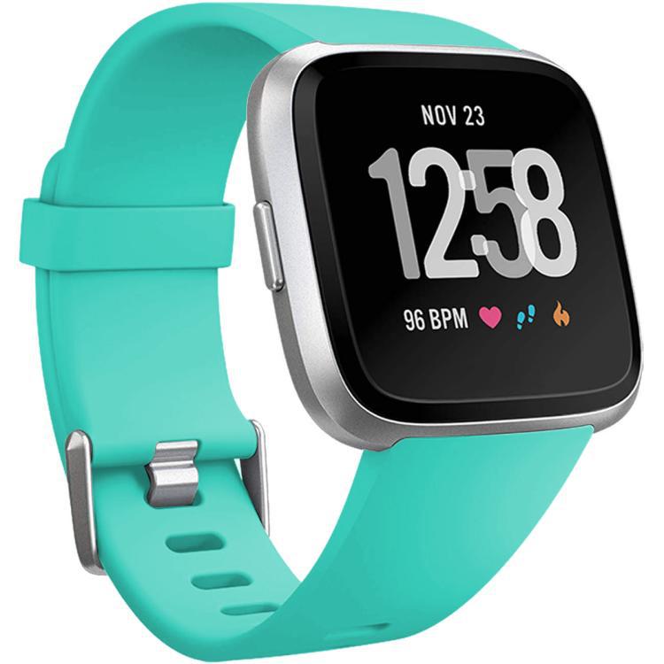 Para Fitbit Versa 2 / Versa / Versa Lite xDfind agujero plano sólido silicio S