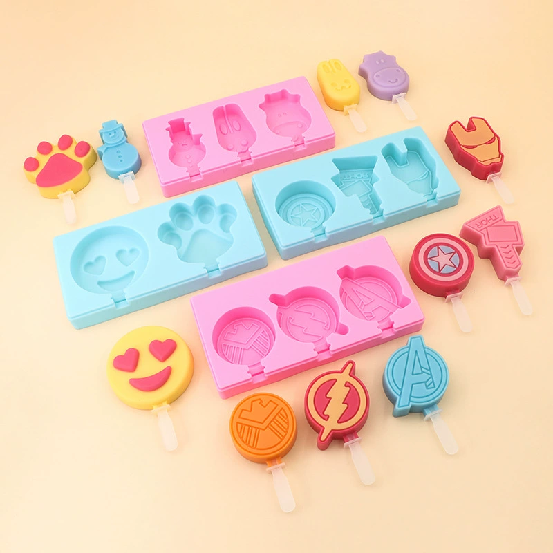 Fruit children's cartoon silicone mold, handmade, ice cream