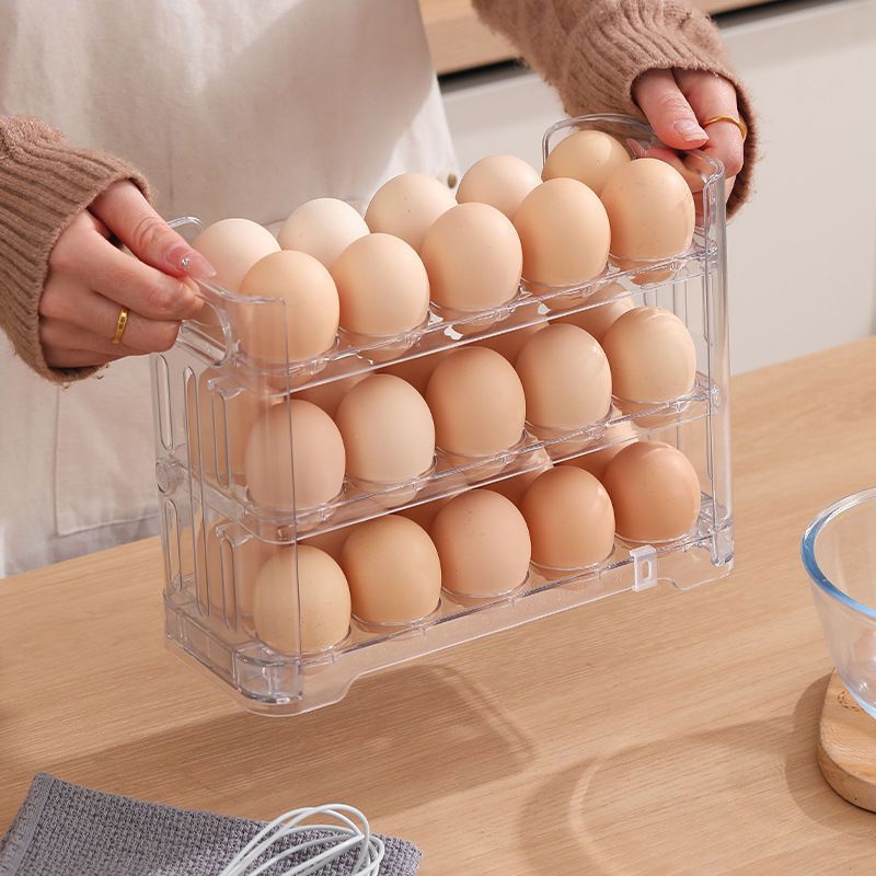 Egg storage box refrigerator side door storage rack kitchen special…