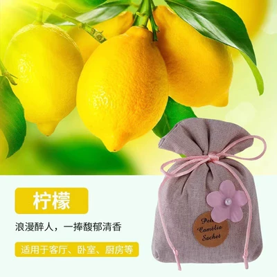 Odor Removal Car Perfume: Car Perfume Aromatherapy - car-bamboo-charcoal-bag-lemon