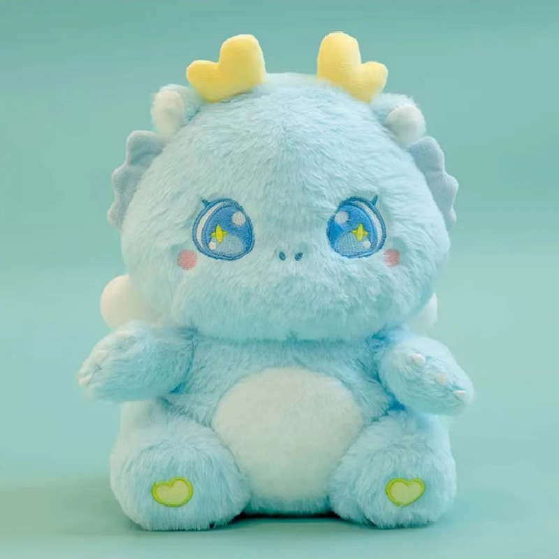 Dopamina dibujos animados pequeño dragón muñeca de peluche niña lindo Regalo de Cumpleaños Zodiaco dragón muñeca de regalo muñeca año Dragón