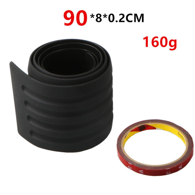 Universal Car Trunk Protection Strip Bumper Anti-Collision Anti-Scratch Tailgate Decorative Strip Threshold Rear Guard Protection Sticker