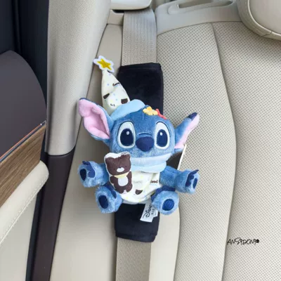 Sürətlər qutusu və əl tormozu başlıqları Doll Car Seat Belt - shoulder-pads-51-black-plush-genuine-squatting-stitch-pajama-set