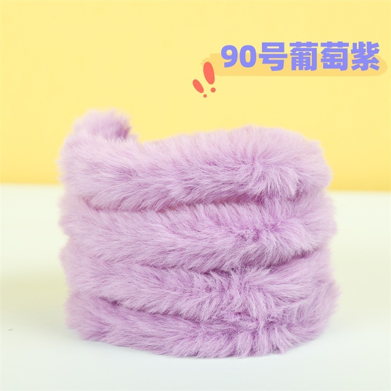 ウサギの毛のねじり棒の20mmの超太い密な毛の条の手作りのdiyの材料は赤い本のネットの赤い子犬の猫のおもちゃを包みます|undefined